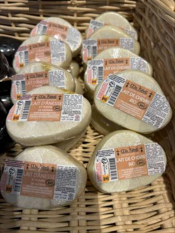 Galet Savon Lait de chvre bio